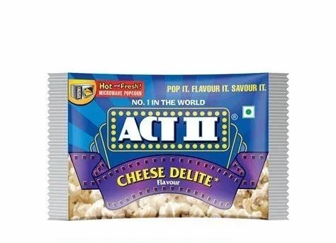 Act II Microwave Popcorn - Cheese Delite Flavour - 160g