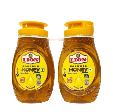 Lion Kashmir Honey (Buy 1 Get 1 Free) Bottle Jar, காஷ்மீர் தேன் - 400 g