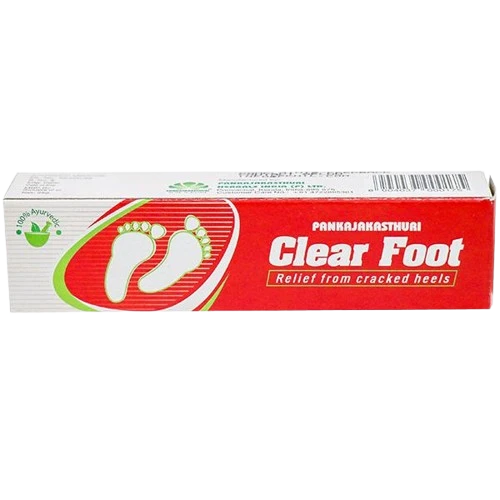 Pankajakasthuri Clear Foot Ointment ( Relief from Cracked Heels). - 25 g