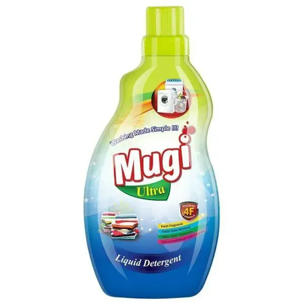 Mugi Ultra Liquid Detergent for Top & Front Load Washing Machine & Bucket Wash ( Buy One Get One Free) - 500 ml