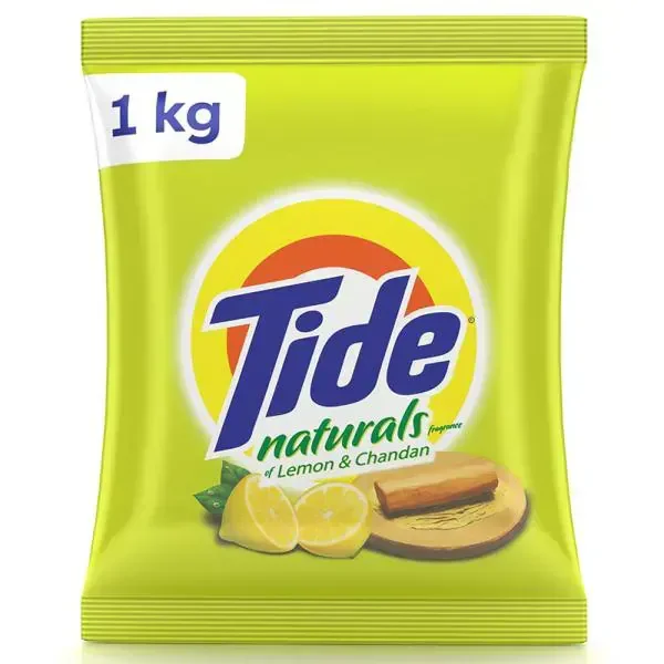 Tide Naturals Lemon & Chandan Detergent Powder - 1kg