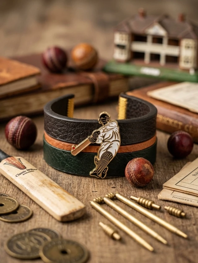 Cricket Leatherite Band Rakhi