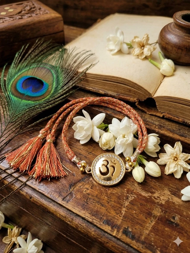 Om Thread Weave Rakhi 