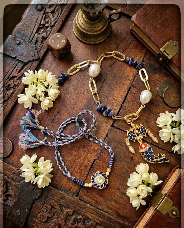 Jadau Kundan Bracelet Set