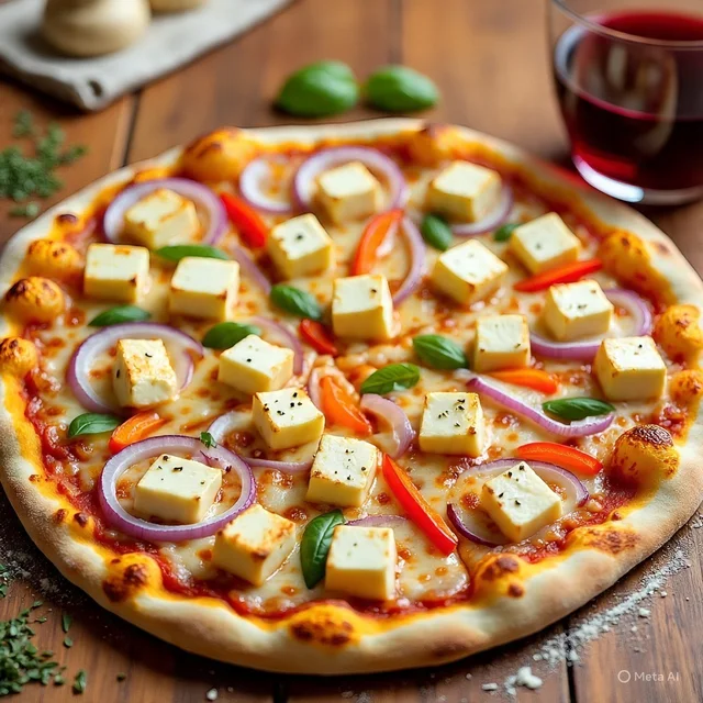 Barbeque Paneer Pizza - Regular