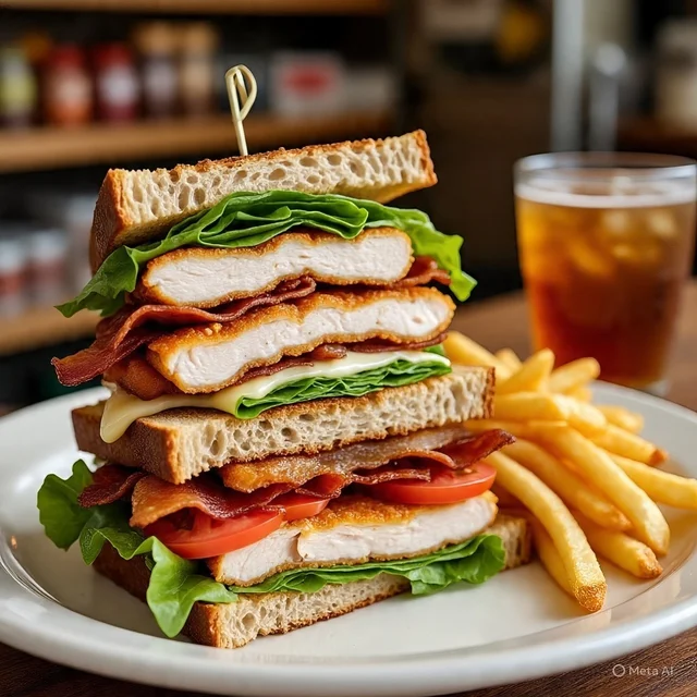 Chicken Club Sandwich - Regular