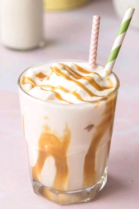 Crunchy Butterscotch Milkshake 