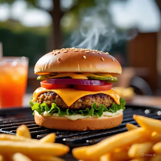 Veg Cheese Burger - Regular