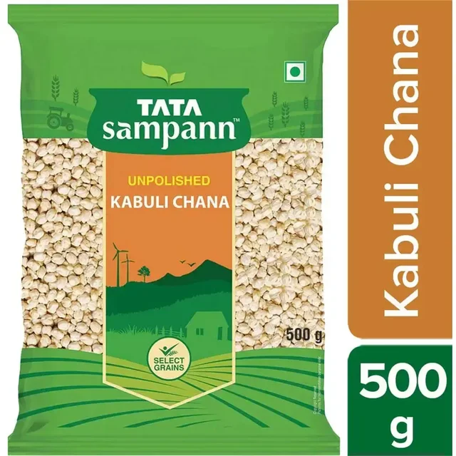 Tata Sampann Unpolished Kabuli Chana 500G - 500 g