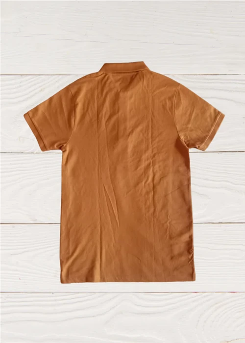 Maxzone Box pack POLO 3250 Plain matte cotton polos with premium quality. - BROWN