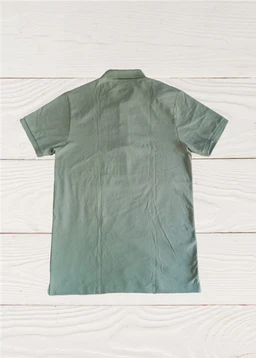 Maxzone Box pack POLO 3250 Plain Matte cotton polos with premium quality. - BEIGE LIGHT GREEN