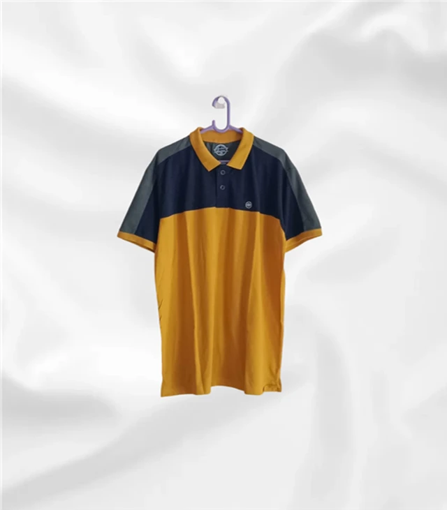Matte cotton / light weight / collar tshirt / without pocket