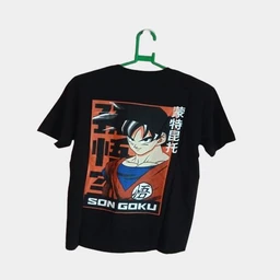 Soni Brothers 1750 ANIME BACK PRINTED TSHIRTS / NARUTO GOKU BACK PRINTED TSHIRT - 38 - S, Dark Brown