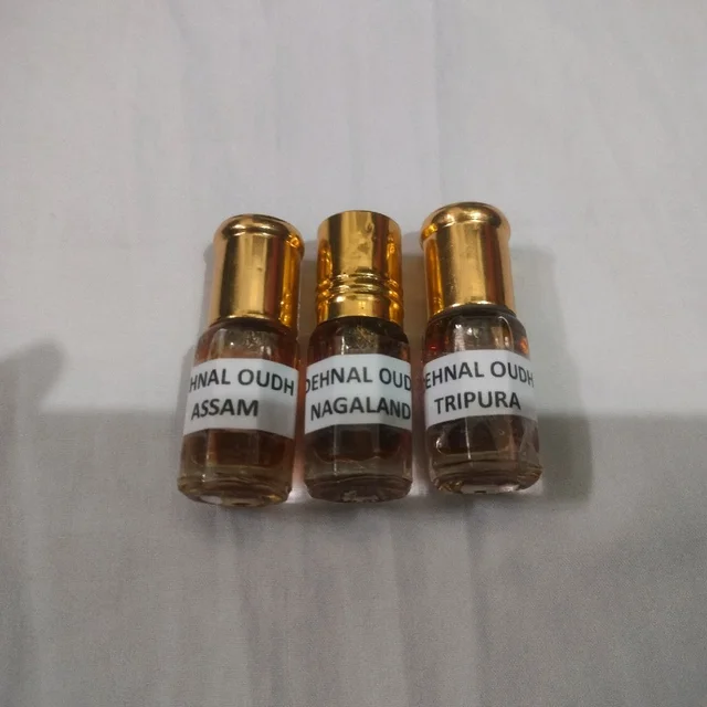 Agarwood Blogger Dehnal Oudh Assam, Dehnal Oudh Nagaland & Dehnal Oudh Tripura 3ml Each Samples.