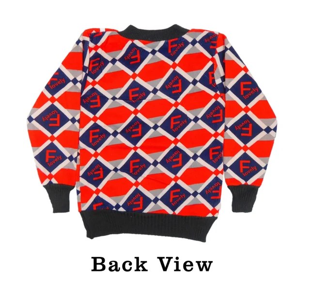 KIDS WINTER WEAR SWEATER MIX COLOR PRINTED SOFT AND COMFORTABLE ROUND NECK AND FULL SLEEVESS SIZE 14 16 18 - 14,16,18, SET OF 6 PIECES