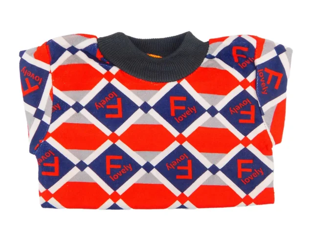 KIDS WINTER WEAR SWEATER MIX COLOR PRINTED SOFT AND COMFORTABLE ROUND NECK AND FULL SLEEVESS SIZE 14 16 18 - 14,16,18, SET OF 6 PIECES