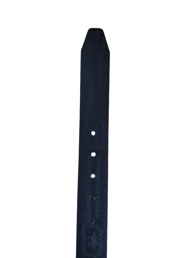 MEN'S CHINA IMPORTED PU LEATHER MIX COLOR PIN HOLE BUCKLE BELT SIZE-(45 INCH LENGTH,40MM WIDTH) - SIZE-(45 INCH LENGTH,40MM WIDTH), 6