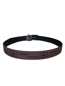 MEN'S CHINA IMPORTED PU LEATHER MIX COLOR PIN HOLE BUCKLE BELT SIZE-(45 INCH LENGTH,40MM WIDTH) - SIZE-(45 INCH LENGTH,40MM WIDTH), 6