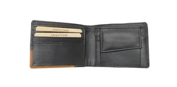 MENS PREMIUM QUALITY PU LEATHER MIX COLOR DESIGNER WALLETS WITH BOX - FREE, 6