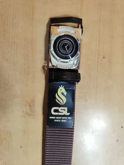 MEN'S CHINA IMPORTED NYLON MULTI COLOR MIX DESIGN AUTO BUCKLE BELT PATTI OVER SIZE WIDTH 40MM - FREE SIZE, 12