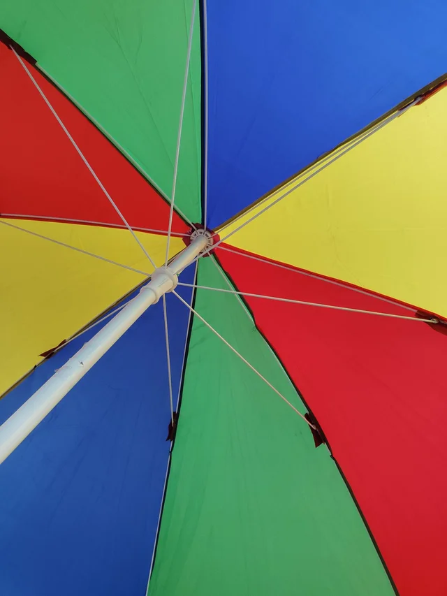 8 KADI OUTDOOR GARDEN BIG SIZE UMBRELLA WITHOUT STAND FOR HOTELS BEACH SHOP UMBRELLA SIZE -40 Inch - FREE, 6