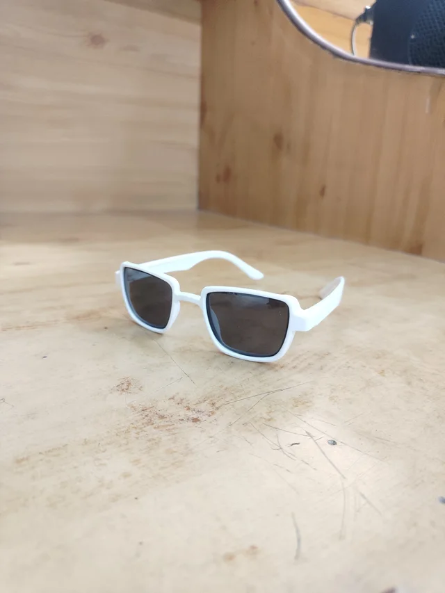 KIDS WHITE COLOR FRAME DC MIX KABIR SINGH DESIGN SUNGLASSES - FREE, 12