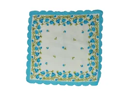 COTTON HANKIES MIX COLOR MIX PRINTED FOR GIRLS,LADIES,KIDS SET OF 12 PCS SIZE-35 *35Cm - 35*35, 12