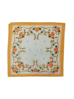 COTTON HANKIES MIX COLOR MIX PRINTED FOR GIRLS,LADIES,KIDS SET OF 12 PCS SIZE-28 *28Cm - 28*28, 12