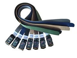 KIDS INDIAN NYLON MULTI COLOR WITH ARMY BUCKLE BELT - SMALL, 12