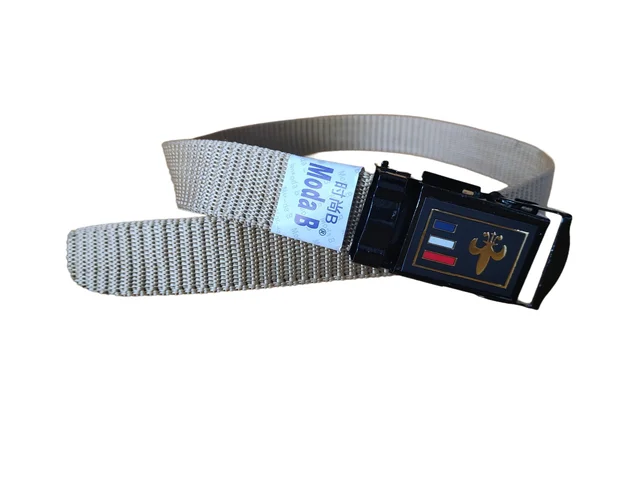 KIDS INDIAN NYLON MULTI COLOR WITH ARMY BUCKLE BELT - SMALL, 12