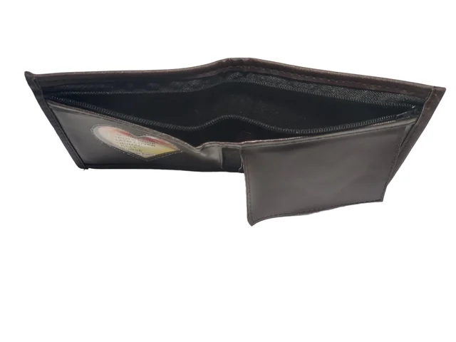 BOYS PU LEATHER BRAND WALLETS IN MIX COLOR - FREE, 6