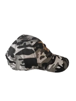 MENS ARMY PRINTED EMBROIDERED DESIGN COTTON CAP FITTING VELCRO - FREE, 6