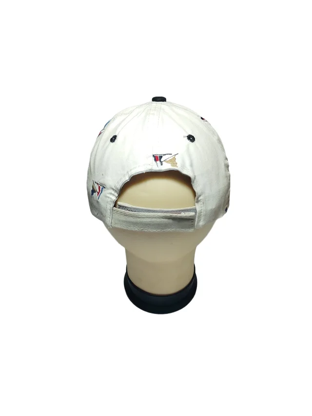 MEN'S EMBROIDERED DESIGN COTTON CAPS FITTING -VELCRO - FREE, 6