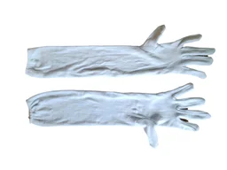 GIRL AND LADIES SOFT AND COMFORT WHITE COLOR FULL ARM SLEEVES - FREE, 12