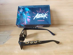 MENS NEW STYLISH LATEST MODEL BLACK MIX SUNGLASSES - FREE, 12