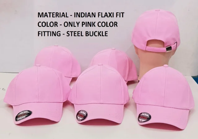 Material - Indian Flaxi Fit, Color - Only Pink Color, Fitting - Steel Buckle - 12