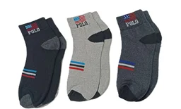 Men Mix Branded Cotton  Socks, Mix Color Pack Set Of 12 Pairs - 12