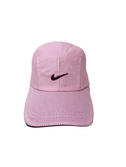 Mens Cotton Embrodary Logo Cap Color - Pink Color Cap Fitting � Velcro - 12