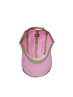 Mens Cotton Embrodary Logo Cap Color - Pink Color Cap Fitting � Velcro - 12