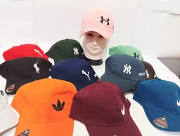 Mens Embrodary Indian Flaxi Fit Material Cap Color - Mix Color Pack Fitting - Steel Buckle - 12