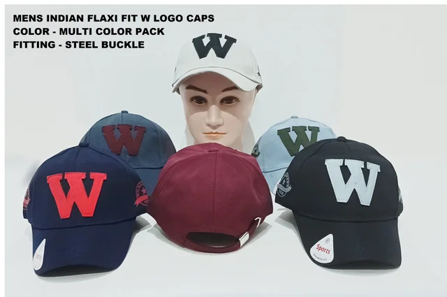 Mens Indian Flaxi Fit W Logo Caps Color - Multi Color Pack Fitting - Steel Buckle - 12