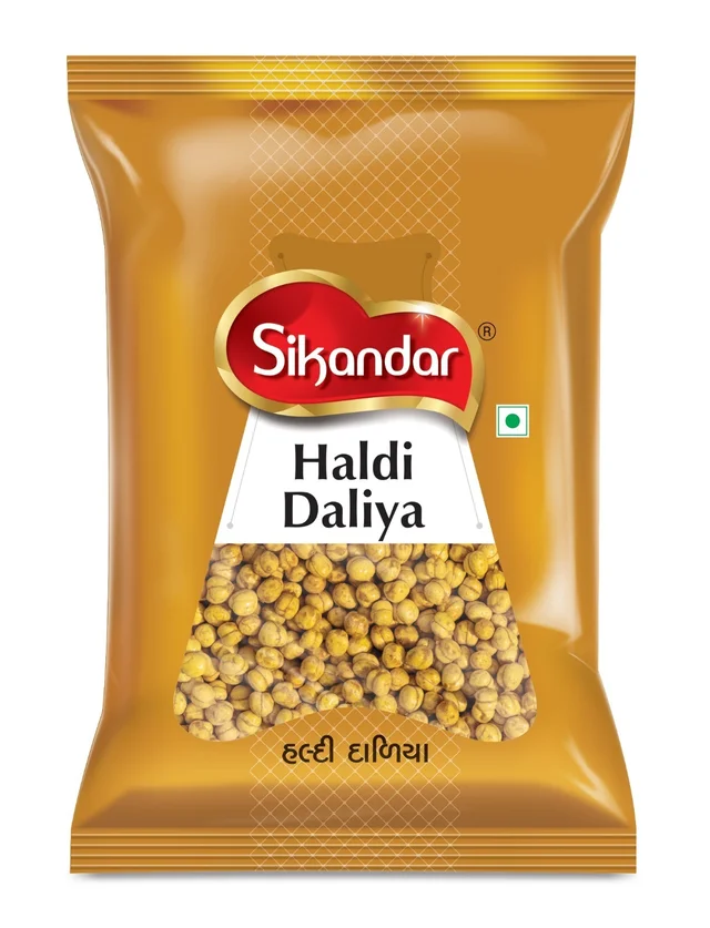 Sikandar Roasted Haldi Daliya Turmeric Chana 400g Value Pack - Foil