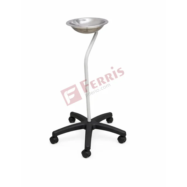 Ferris Basin Stand Double (FHF-027C) - Standard White, Basin Stand Double (FHF-027C), 350mm Diameter Basin ? 850mm Height, Not Applicable (Medical Equipment), Epoxy Powder Coated Frame with Stainless Steel Basin