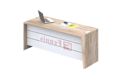 Ferris OFFICE TABLE PT2-01 - Oak,White, 1367x600x830 MM.