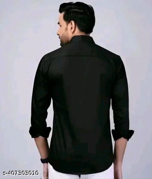 Urbane Modern Men Shirts - Black, XXL