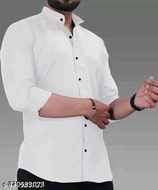 Pretty Fashionable Men Shirts - White, L