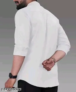 Pretty Fashionable Men Shirts - White, L