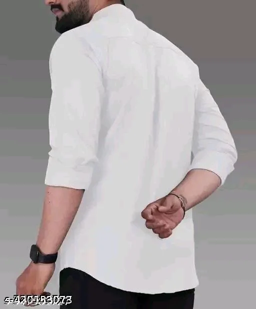 Pretty Fashionable Men Shirts - White, L