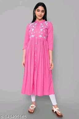 Myra Pretty Kurtis - Lavender Rose, M