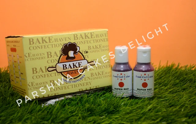 BAKEHAVEN GEL COLOUR - SUPER RED